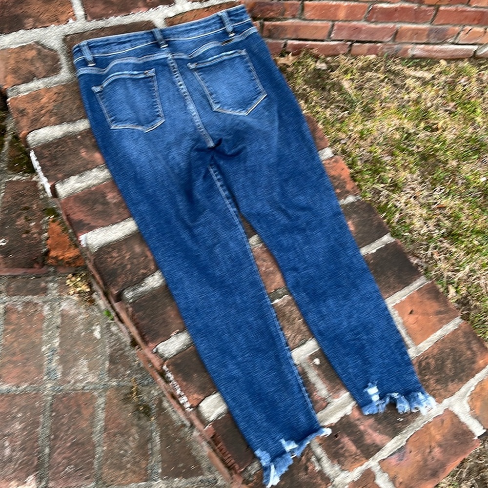 KanCan High waist crop button fly jeans size 13/30 - Picture 6 of 7
